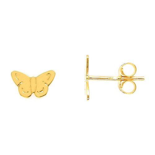 Boucles oreilles Boucles d'oreilles papillon or jaune 9 carats - Brillaxis - Modalova