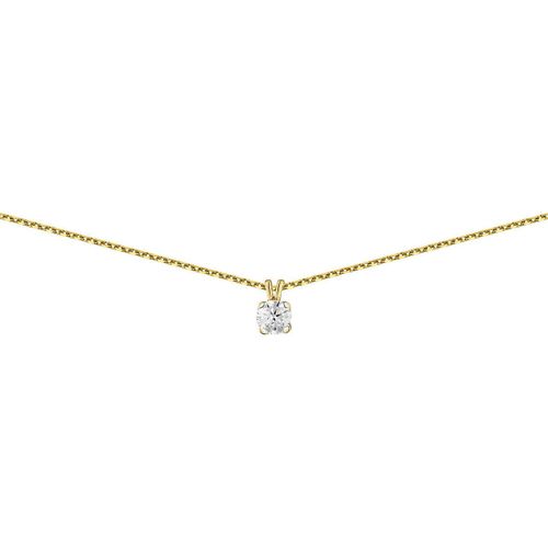Collier Collier solitaire diamant or 18 carats 0.30 ct - Brillaxis - Modalova