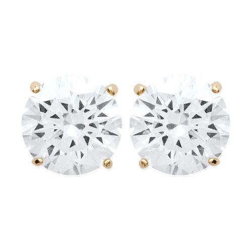 Boucles oreilles Boucles d'oreilles puces 6 mm plaqué or - Brillaxis - Modalova