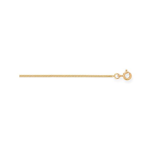 Collier Chaîne or jaune 18 carats maille gourmette 1mm - Brillaxis - Modalova