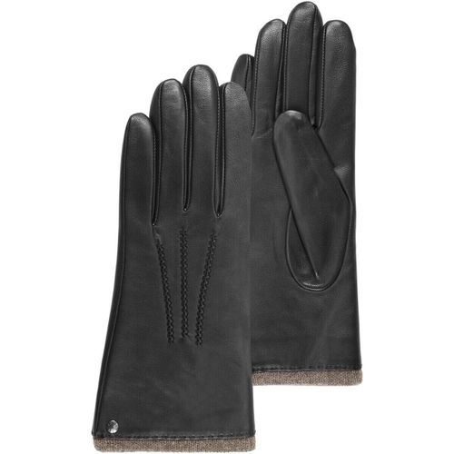 Gants Gants en cuir d'agneau pleine fleur, doublés cachemire - Isotoner - Modalova