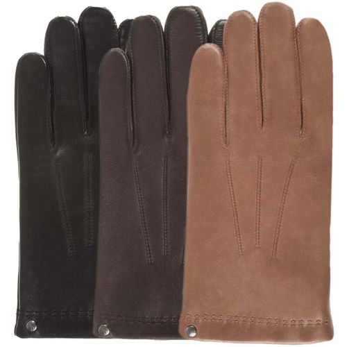 Gants Gants cuir/cachemire et soie Marron - Isotoner - Modalova