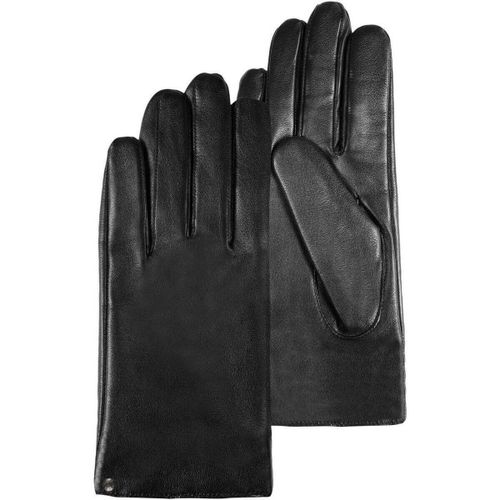 Gants Gants tactiles en cuir d'agneau - doublés micro fausse fourrure - Isotoner - Modalova