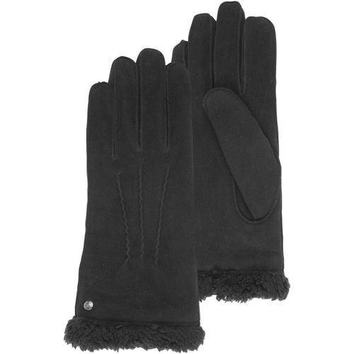 Gants Gants en cuir de chèvre velours, doublés en imitation fourrure - Isotoner - Modalova