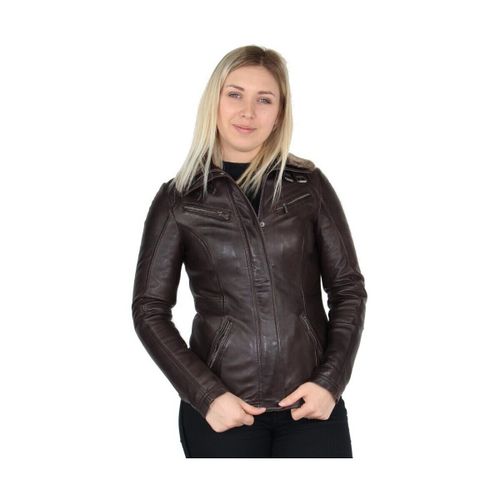 Blouson Blouson Rose Garden Gemma en cuir ref_38382 Reddish brown - Daytona - Modalova