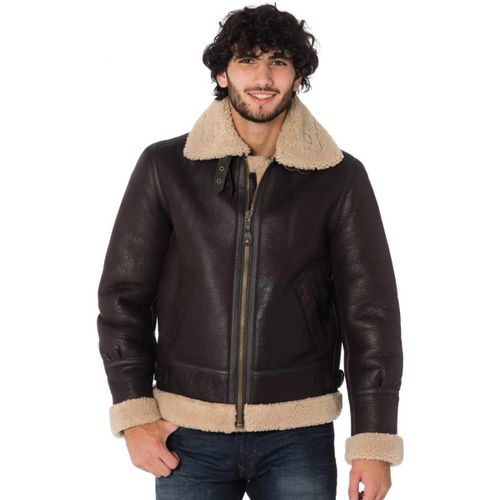 Veste Schott LC1259 CORDOVAN/CAFE - Schott - Modalova