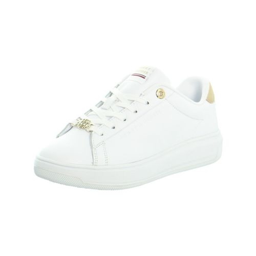 Baskets basses Baskets en cuir ref_51662 Blanc - Tommy Hilfiger - Modalova