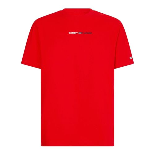 T-shirt T-shirt ref 51657 XNL Rouge - Tommy Jeans - Modalova