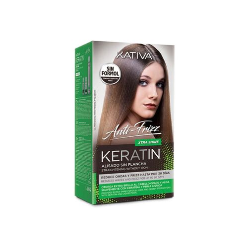 Soins & Après-shampooing Kératine Anti-frizz Lissage Brésilien Sans Fer Extra Brillance - Kativa - Modalova