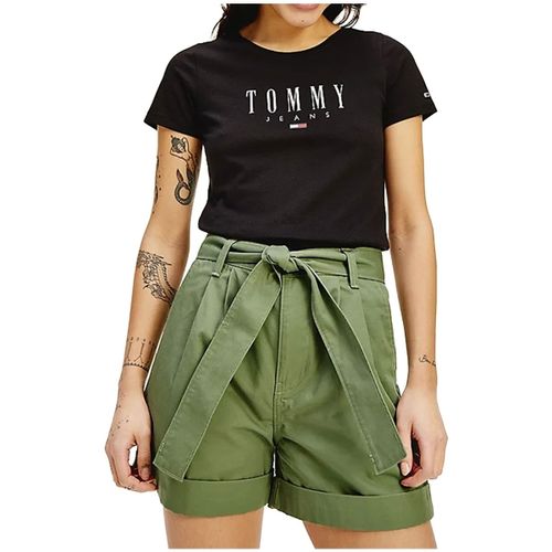 T-shirt T-shirt s moulant ref 52748 bds Noir - Tommy Jeans - Modalova