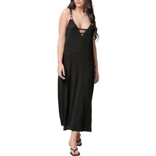 Robe Robe longue estivale Star noir Splendida - Luna Splendida - Modalova