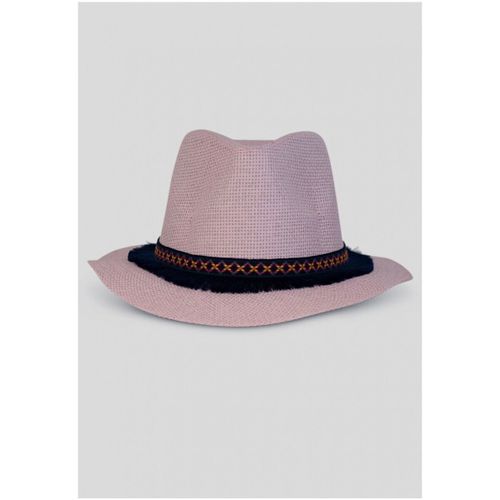Chapeau Chapeau fedora effet paille F, Rose - Kebello - Modalova