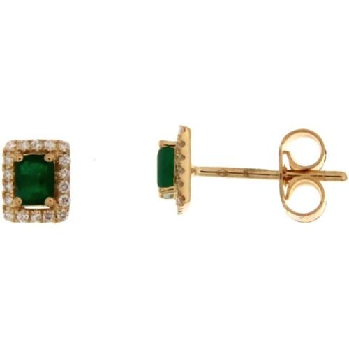 Boucles oreilles Boucles d'oreilles émeraude et diamants or - Brillaxis - Modalova