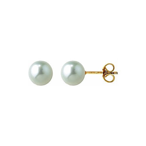 Boucles oreilles Boucles d'oreilles perle d'eau douce 6mm - Brillaxis - Modalova