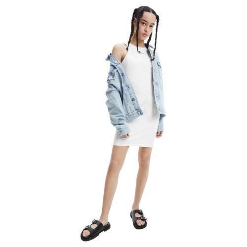 Robe Robe Calvin Klein Ref 53538 YAF blanc - Calvin Klein Jeans - Modalova