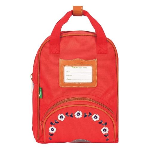 Sac a dos Sac XS Broderies Andrea rouge 21.5*29*9 - Tann's - Modalova