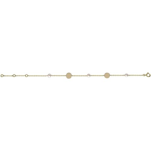 Bracelets Bracelet or jaune avec perles d'eau douce - Brillaxis - Modalova