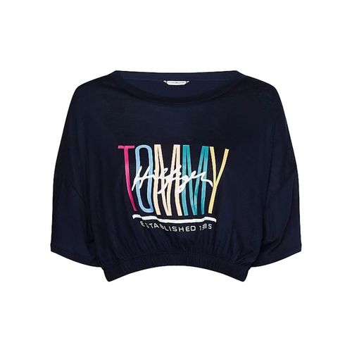T-shirt T shirt crop top Tommy Jeans Ref 53401 DW5 marine - Tommy Hilfiger - Modalova