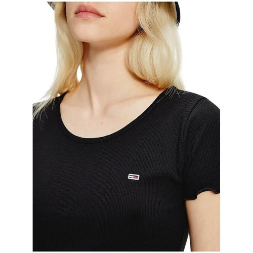 T-shirt T shirt crop top Ref 53646 BDS Noir - Tommy Jeans - Modalova