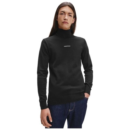 Sweat-shirt Pull à col roulé ref 54184 BEH Noir - Calvin Klein Jeans - Modalova