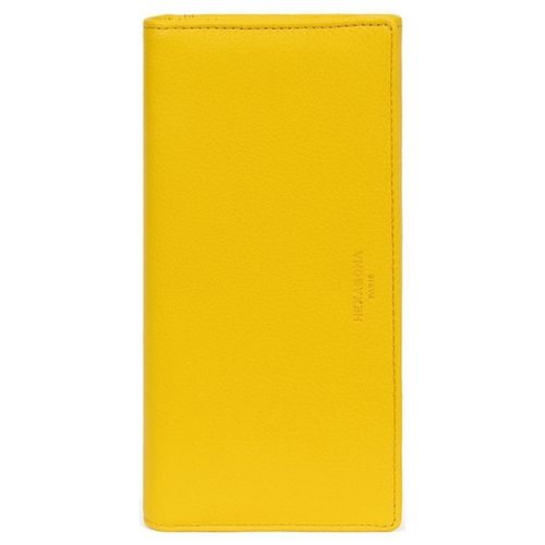 Portefeuille Portefeuille cuir Ref 54442 Jaune 19*9*3.5 - Hexagona - Modalova