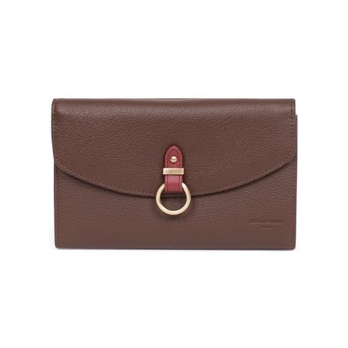 Portefeuille Compagon en cuir Ref 54140 Chocolat Cerise 19*12*4 - Hexagona - Modalova
