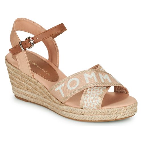 Sandales compensées TOMMY WEBBING LOW WEDGE SANDAL - Tommy Hilfiger - Modalova