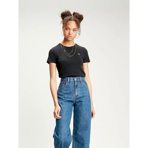 T-shirt 37697 0001 - SS RIB BABY TEE-BLACK - Levis - Modalova