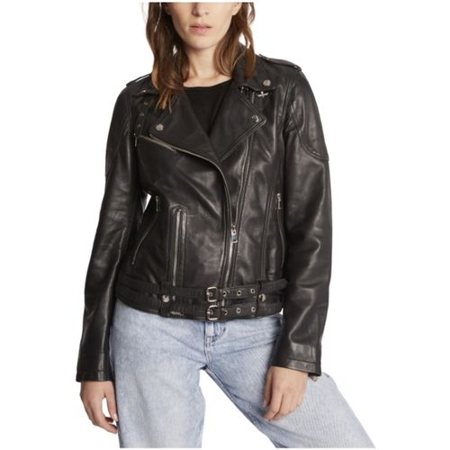 Blouson Blouson Anneso en cuir ref 55047 Noir - Giorgio - Modalova