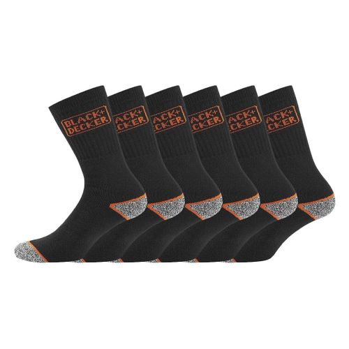 Chaussettes Lot de 6 Paires de Chaussettes hautes de travail TEK - Black & Decker - Modalova