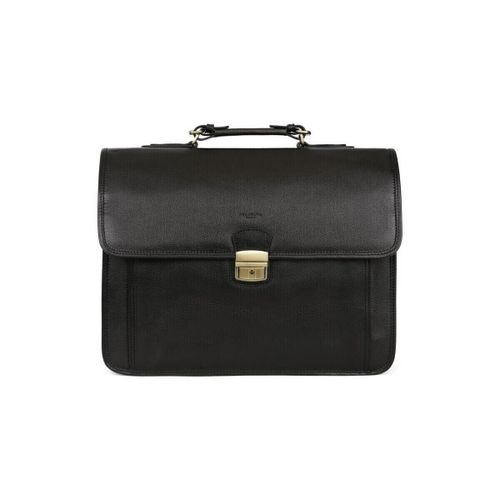 Porte document Cartable en cuir Ref 54282 Noir 40*28*16 - Hexagona - Modalova