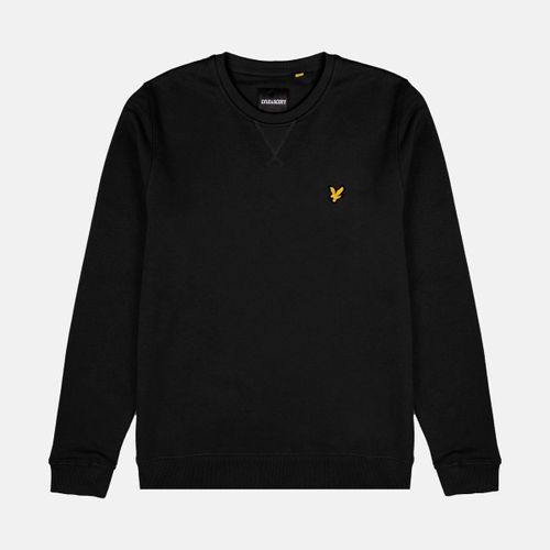 Sweat-shirt ML1131V BRUSHED NECK CREW-Z865 JET BLACK BRUSHED - Lyle & Scott - Modalova