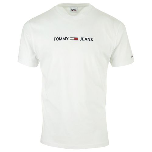 T-shirt Straight Logo Tee - Tommy Hilfiger - Modalova