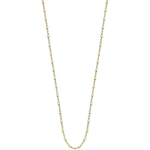 Collier Collier en argent doré petits cubes - Lotus - Modalova