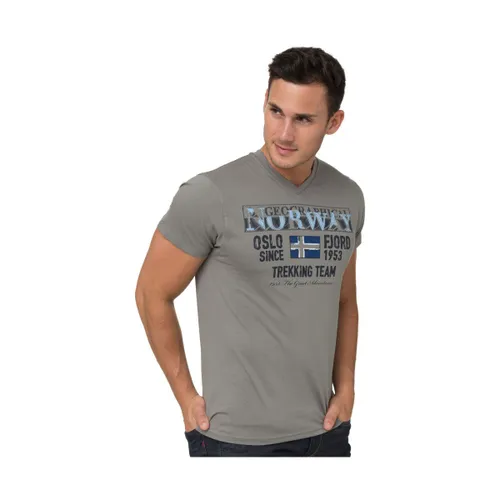 T-shirt T-Shirt à manches courtes en coton - Geographical Norway - Modalova