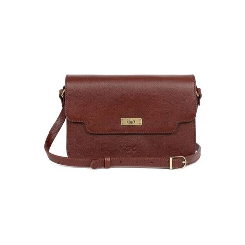 Sac a main Sac porte epaule en cuir Ref 55611 Marron 29*11*20 - Hexagona - Modalova