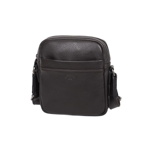 Pochette Pochette Portée Travers Cuir De Vachette Grainé 89613 - Katana - Modalova