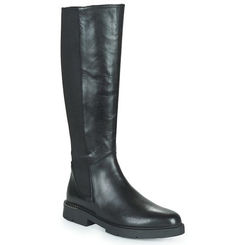 Bottes plates 6106-MY-CUIR-NOIR - Myma - Modalova