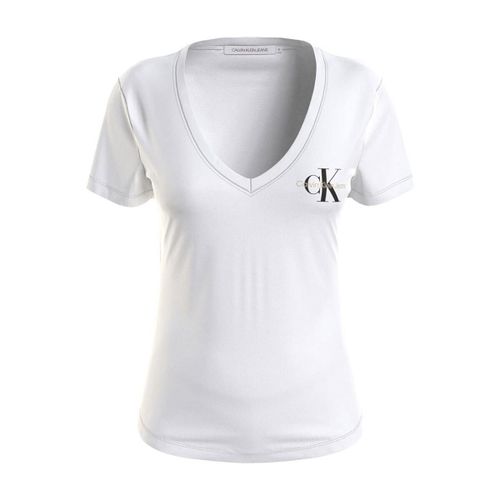T-shirt T Shirt Ref 56766 YAF Blanc - Calvin Klein Jeans - Modalova