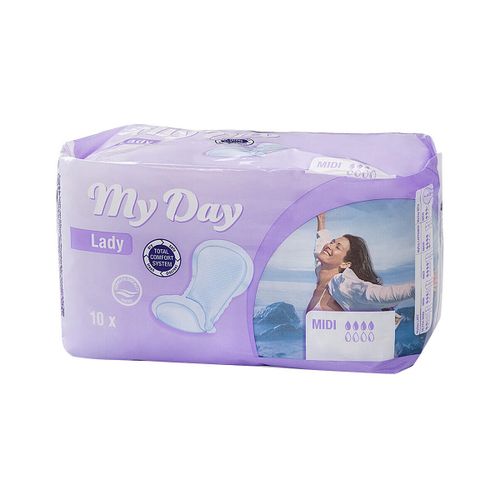 Accessoires corps Serviettes D 39;incontinence Midi 10 Unités - My Day - Modalova