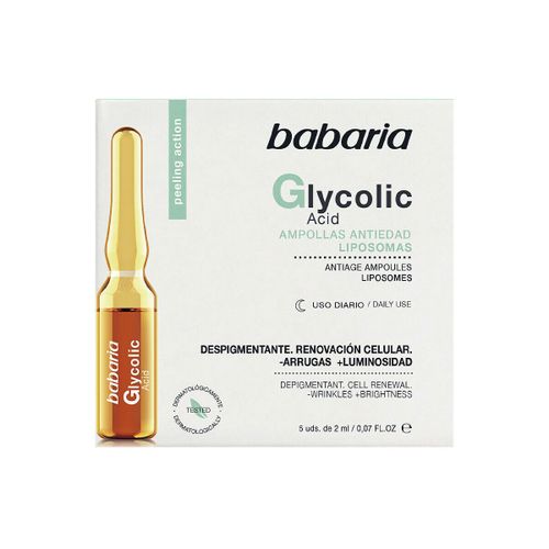 Anti-Age & Anti-rides Acide Glycolique Ampoules De Renouvellement Cellulaire 5 X - Babaria - Modalova