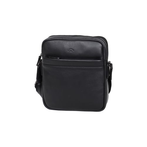 Sacoche Pochette Portée Travers Cuir De Vachette Grainé 89621 - Katana - Modalova