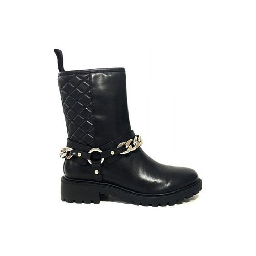 Bottes Bottes en Cuir HADDEY Noir - Guess - Modalova