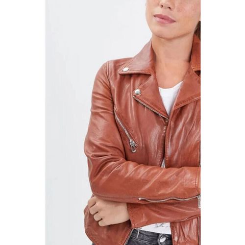 Veste OLYMPE LAMB VITA COGNAC - Rose Garden - Modalova