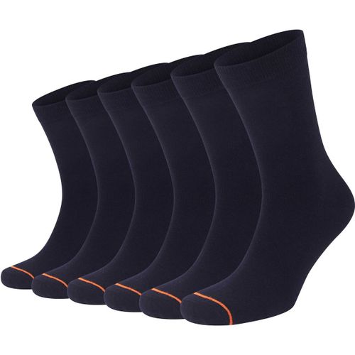 Socquettes Chaussettes 6 Paires Bio Bleu Foncé - Suitable - Modalova