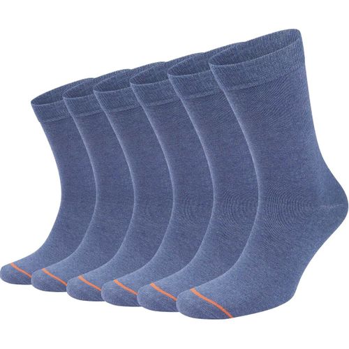 Socquettes Chaussettes 6 Paires Bio Bleu Indigo - Suitable - Modalova