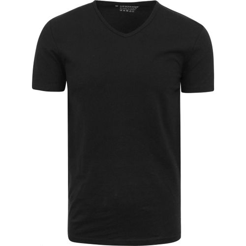 T-shirt T-shirt Stretch Basique Col-V Noir - Garage - Modalova