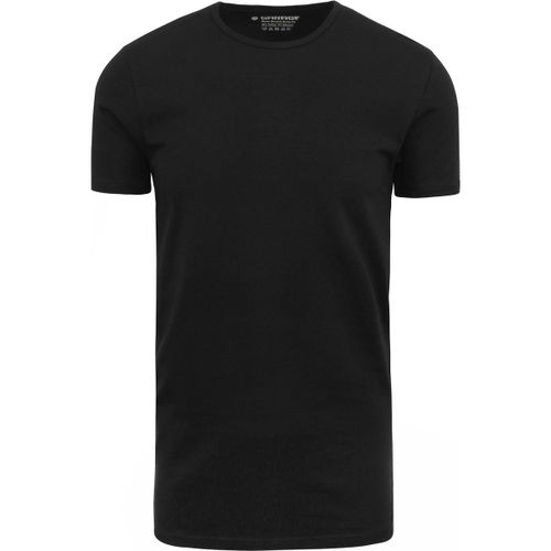 T-shirt Stretch Basique Col Rond Noir - Garage - Modalova