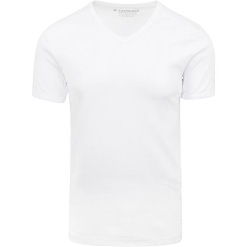 T-shirt Garage Basique Col-V Blanc - Garage - Modalova