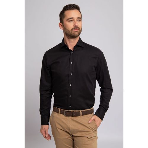 Chemise Chemise Sans Repassage Noir - Profuomo - Modalova